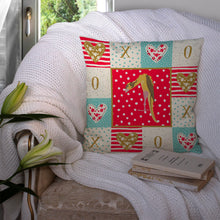 Load image into Gallery viewer, Jibso Canary Love Throw Pillow - 14x14 Decorative Pillow – Art for Your Home &amp; Patio CK5503PW1414