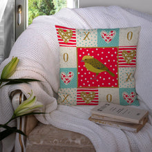 Load image into Gallery viewer, Lizard Canary Love Throw Pillow - 14x14 Decorative Pillow – Art for Your Home &amp; Patio CK5504PW1414