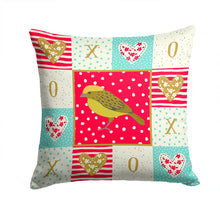 Load image into Gallery viewer, Lizard Canary Love Throw Pillow - 14x14 Decorative Pillow – Art for Your Home &amp; Patio CK5504PW1414
