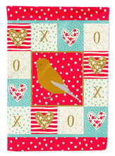 Load image into Gallery viewer, Norwich Canary Love Flag Canvas House Size CK5506CHF