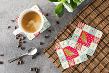 Load image into Gallery viewer, Norwich Canary Love Coasters - Set of 4 Lightweight Foam, Absorbent Drink Coasters  CK5506FC