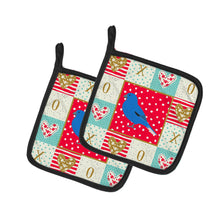 Load image into Gallery viewer, Bunting Love Pot Holders - Set of 2 - Heat-Resistant Kitchen Essentials CK5510PTHD