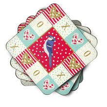 Load image into Gallery viewer, Jay Bird Love Coasters - Set of 4 Lightweight Foam, Absorbent Drink Coasters  CK5513FC