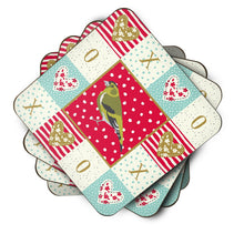 Load image into Gallery viewer, Siskin Love Coasters - Set of 4 Lightweight Foam, Absorbent Drink Coasters  CK5514FC