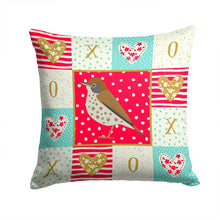 Load image into Gallery viewer, Thrush Love Throw Pillow - 14x14 Decorative Pillow – Art for Your Home &amp; Patio CK5516PW1414