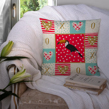 Load image into Gallery viewer, Toucan Love Throw Pillow - 14x14 Decorative Pillow – Art for Your Home &amp; Patio CK5517PW1414