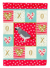 Load image into Gallery viewer, African Grey Parrot Love Garden Flag - Outdoor Decorative Yard Flag CK5518GF