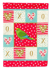 Load image into Gallery viewer, New Zealand Parakeet Love Flag Canvas House Size CK5524CHF