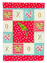 Load image into Gallery viewer, Ring-Necked Parakeet Love Garden Flag - Outdoor Decorative Yard Flag CK5525GF