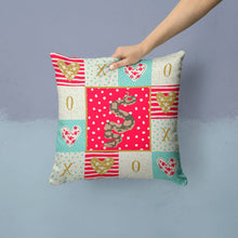 Load image into Gallery viewer, Python Throw Pillow - 14x14 Decorative Pillow – Art for Your Home &amp; Patio CK5530PW1414