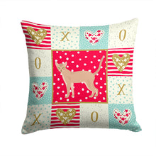Load image into Gallery viewer, Fawn Abyssinian Cat Love Throw Pillow - 14x14 Decorative Pillow – Art for Your Home &amp; Patio CK5540PW1414