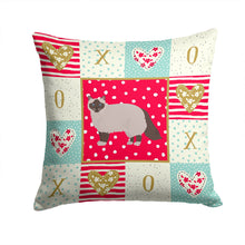 Load image into Gallery viewer, Birman Cat Love Throw Pillow - 14x14 Decorative Pillow – Art for Your Home &amp; Patio CK5564PW1414