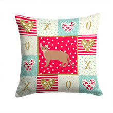 Load image into Gallery viewer, Chausie Cat Love Throw Pillow - 14x14 Decorative Pillow – Art for Your Home &amp; Patio CK5578PW1414