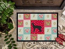Load image into Gallery viewer, Black Cornish Rex Cat Love Doormat - 24x36 Decorative Floor Mat – Indoor/Outdoor Rug with Artistic Flair CK5591JMAT