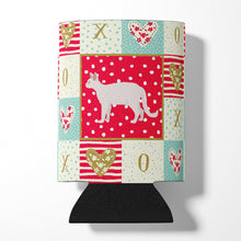 Load image into Gallery viewer, White Devon Rex Cat Love Can or Bottle Hugger CK5596CC