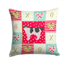 Load image into Gallery viewer, Kurilian Bobtail #2 Cat Love Throw Pillow - 14x14 Decorative Pillow – Art for Your Home &amp; Patio CK5635PW1414