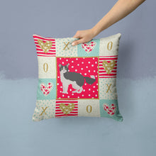Load image into Gallery viewer, La Perm #1 Cat Love Throw Pillow - 14x14 Decorative Pillow – Art for Your Home &amp; Patio CK5636PW1414