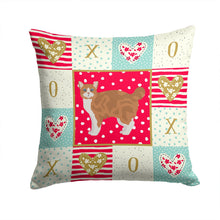 Load image into Gallery viewer, Manx #2 Cat Love Throw Pillow - 14x14 Decorative Pillow – Art for Your Home &amp; Patio CK5647PW1414