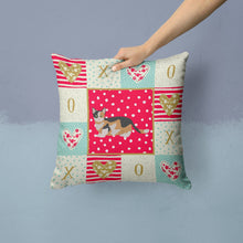 Load image into Gallery viewer, Munchkin Cat Love Throw Pillow - 14x14 Decorative Pillow – Art for Your Home &amp; Patio CK5650PW1414