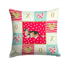 Load image into Gallery viewer, Munchkin Cat Love Throw Pillow - 14x14 Decorative Pillow – Art for Your Home &amp; Patio CK5650PW1414