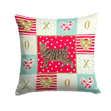 Load image into Gallery viewer, Pixie Bob #3 Cat Love Throw Pillow - 14x14 Decorative Pillow – Art for Your Home &amp; Patio CK5680PW1414