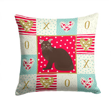 Load image into Gallery viewer, Burmese #2 Cat Love Throw Pillow - 14x14 Decorative Pillow – Art for Your Home &amp; Patio CK5748PW1414