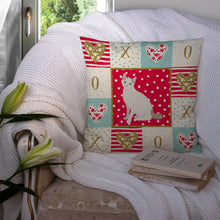 Load image into Gallery viewer, Korean Bobtail Cat Love Throw Pillow - 14x14 Decorative Pillow – Art for Your Home &amp; Patio CK5768PW1414