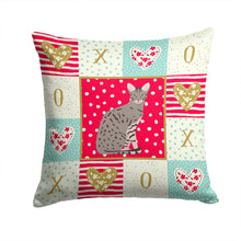 Load image into Gallery viewer, Ocicat Cat Love Throw Pillow - 14x14 Decorative Pillow – Art for Your Home &amp; Patio CK5773PW1414