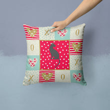 Load image into Gallery viewer, Pantherette Cat Love Throw Pillow - 14x14 Decorative Pillow – Art for Your Home &amp; Patio CK5778PW1414