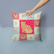 Load image into Gallery viewer, Selkirk Rex Cat Love Throw Pillow - 14x14 Decorative Pillow – Art for Your Home &amp; Patio CK5784PW1414