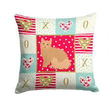Load image into Gallery viewer, Selkirk Rex Cat Love Throw Pillow - 14x14 Decorative Pillow – Art for Your Home &amp; Patio CK5784PW1414