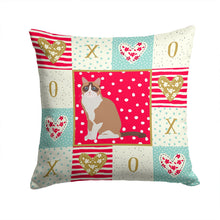 Load image into Gallery viewer, Snowshoe #2 Cat Love Throw Pillow - 14x14 Decorative Pillow – Art for Your Home &amp; Patio CK5792PW1414