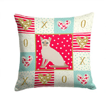 Load image into Gallery viewer, Tonkinese Cat Love Throw Pillow - 14x14 Decorative Pillow – Art for Your Home &amp; Patio CK5799PW1414