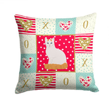 Load image into Gallery viewer, Turkish Van Cat Love Throw Pillow - 14x14 Decorative Pillow – Art for Your Home &amp; Patio CK5802PW1414