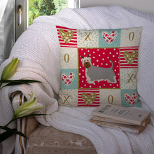 Load image into Gallery viewer, Australian Silky Terrier #2 Love Throw Pillow - 14x14 Decorative Pillow – Art for Your Home &amp; Patio CK5811PW1414