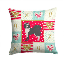 Load image into Gallery viewer, Elo Dog #2 Love Throw Pillow - 14x14 Decorative Pillow – Art for Your Home &amp; Patio CK5829PW1414