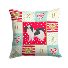 Load image into Gallery viewer, Japanese Chin #2 Love Throw Pillow - 14x14 Decorative Pillow – Art for Your Home &amp; Patio CK5849PW1414