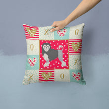 Load image into Gallery viewer, Lowchen Little Lion Dog #2 Love Throw Pillow - 14x14 Decorative Pillow – Art for Your Home &amp; Patio CK5859PW1414