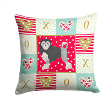 Load image into Gallery viewer, Lowchen Little Lion Dog #2 Love Throw Pillow - 14x14 Decorative Pillow – Art for Your Home &amp; Patio CK5859PW1414