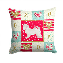 Load image into Gallery viewer, Maltese Puppy Cut Love Throw Pillow - 14x14 Decorative Pillow – Art for Your Home &amp; Patio CK5860PW1414