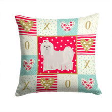 Load image into Gallery viewer, Maltese Love Throw Pillow - 14x14 Decorative Pillow – Art for Your Home &amp; Patio CK5861PW1414
