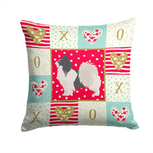 Load image into Gallery viewer, Papillon #2 Love Throw Pillow - 14x14 Decorative Pillow – Art for Your Home &amp; Patio CK5872PW1414