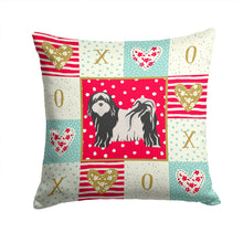 Load image into Gallery viewer, Tibetan Terrier Love Throw Pillow - 14x14 Decorative Pillow – Art for Your Home &amp; Patio CK5898PW1414