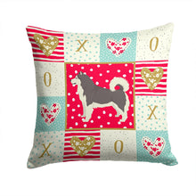 Load image into Gallery viewer, Alaskan Malamute Love Throw Pillow - 14x14 Decorative Pillow – Art for Your Home &amp; Patio CK5903PW1414