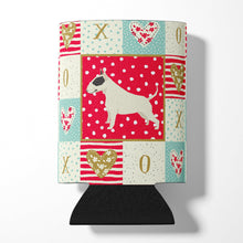 Load image into Gallery viewer, Black and White Bull Terrier Love Can or Bottle Hugger CK5917CC