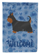 Load image into Gallery viewer, Australian Silky Terrier Welcome Garden Flag - Outdoor Decorative Yard Flag CK5966GF