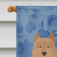 Load image into Gallery viewer, Australian Terrier Welcome Flag Canvas House Size CK5968CHF