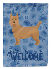 Load image into Gallery viewer, Australian Terrier Welcome Flag Canvas House Size CK5968CHF