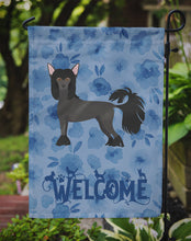Load image into Gallery viewer, Chinese Crested #1 Welcome Garden Flag - Outdoor Decorative Yard Flag CK5977GF