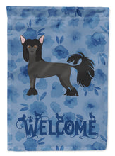 Load image into Gallery viewer, Chinese Crested #1 Welcome Garden Flag - Outdoor Decorative Yard Flag CK5977GF